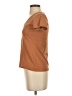 Max Studio 100% Cotton Brown Short Sleeve T-Shirt Size S - photo 5
