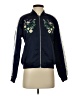 Assorted Brands 100% Polyester Floral Blue Track Jacket Size S - photo 1