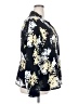 Emma James 100% Polyester Floral Black Long Sleeve Blouse Size 20w - photo 4