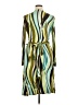 Topshop Print Green Casual Dress Size 14 - photo 2