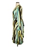Topshop Print Green Casual Dress Size 14 - photo 5