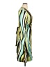 Topshop Print Green Casual Dress Size 14 - photo 4