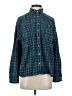 LA Hearts Plaid Green Long Sleeve Blouse Size S - photo 1