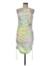 Do & Be 100% Polyester Tie-dye Green Cocktail Dress Size M - photo 1
