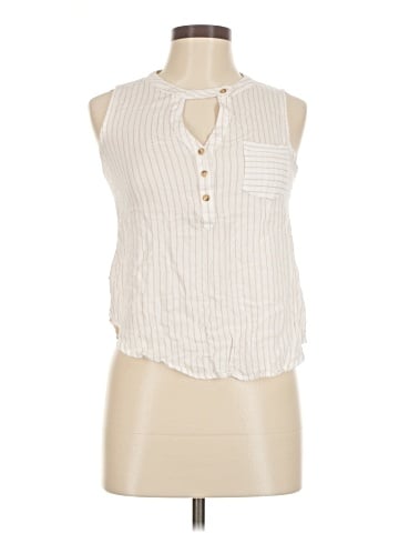 Mine Sleeveless Button-Down Shirt (view 1)