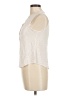 Mine 100% Rayon Ivory Sleeveless Button-Down Shirt Size M - photo 5