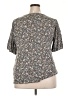 Maurices Silver Short Sleeve Henley Size 2X - photo 2