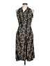 Evan Picone Graphic Black Cocktail Dress Size 10 (petite) - photo 1