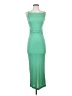Unbranded 100% Polyester Solid Green Cocktail Dress Size S (estimated) - photo 1