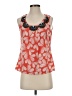 Boden Tropical Orange Sleeveless Blouse Size 4 - photo 1