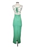 Unbranded 100% Polyester Solid Green Cocktail Dress Size S (estimated) - photo 2