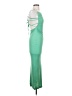 Unbranded 100% Polyester Solid Green Cocktail Dress Size S (estimated) - photo 4