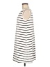 Unbranded 100% Polyester Stripes Ivory Casual Dress Size L - photo 5