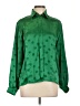 Jaeger 100% Polyester Green Long Sleeve Blouse Size L - photo 1