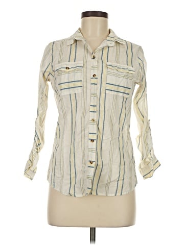 Eden & Olivia 3/4 Sleeve Button-Down Shirt (view 1)