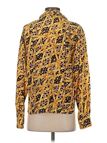 Carlisle Long Sleeve Silk Top (view 2)