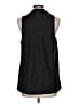 Ann Taylor 100% Polyester Black Sleeveless Blouse Size L - photo 2