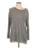Eileen Fisher Gray Long Sleeve Top Size L - photo 1