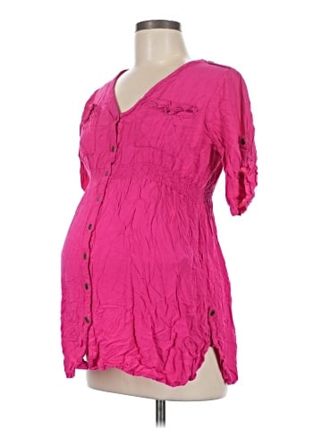 Oh! Mamma Short Sleeve Blouse (view 1)