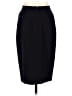 Karl Lagerfeld 100% Wool Solid Black Wool Skirt Size EU 36 / US 6 - photo 2