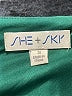 She + Sky Solid Green Casual Skirt Size S - photo 4