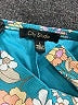 City Studio 100% Polyester Floral Teal Cocktail Dress Size L - photo 6