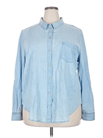 Caslon Long Sleeve Button-Down Shirt (view 1)