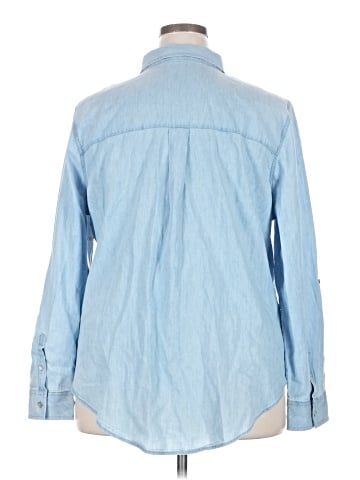 Caslon Long Sleeve Button-Down Shirt (view 2)