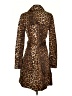 BCBGMAXAZRIA 100% Polyester Animal Print Brown Coat Size S - photo 2