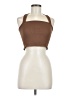 OQQ Brown Sleeveless Top Size M - photo 1
