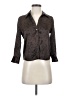 L'Agence 100% Silk Animal Print Brown 3/4 Sleeve Silk Top Size XXS - photo 1