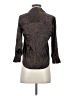L'Agence 100% Silk Animal Print Brown 3/4 Sleeve Silk Top Size XXS - photo 2