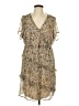 Adrienne Vittadini 100% Polyester Paisley Tan Casual Dress Size XL - photo 1