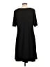 Susan Graver Solid Black Casual Dress Size L - photo 2