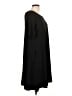 Susan Graver Solid Black Casual Dress Size L - photo 4