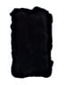 Surell 100% Rabbit Fur Black Scarf One size - photo 2