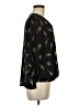 Cooper & Ella Print Black 3/4 Sleeve Blouse Size S - photo 4