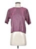 Shein 100% Polyester Metallic Pink Short Sleeve Top Size 4 - photo 1