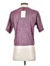 Shein 100% Polyester Metallic Pink Short Sleeve Top Size 4 - photo 2
