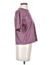 Shein 100% Polyester Metallic Pink Short Sleeve Top Size 4 - photo 4