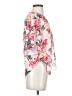 Shein 100% Polyester Floral Ivory Short Sleeve Blouse Size 4 - photo 4