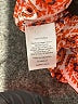 Talbots 100% Cotton Paisley Orange Long Sleeve Button-Down Shirt Size 16w - photo 8