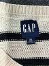 Gap 100% Cotton Stripes Ivory Pullover Sweater Size XL - photo 7
