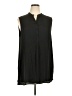 Vince Camuto 100% Polyester Black Sleeveless Blouse Size XL - photo 1