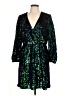 Baltic Born 100% Polyester Stars Green Cocktail Dress Size L - photo 1