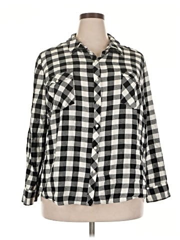Joe Boxer 3/4 Sleeve Button-Down Shirt (view 1)