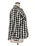 Joe Boxer 100% Cotton Checkered-gingham Black 3/4 Sleeve Button-Down Shirt Size 2X - photo 4