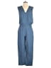 J.Crew Solid Blue Jumpsuit Size 2 (tall) - photo 1