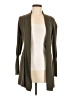 August Silk Brown Green Cardigan Size M - photo 1