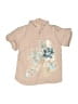 Unbranded Floral Tan Short Sleeve Blouse Size 120 cm / US 6X - photo 1